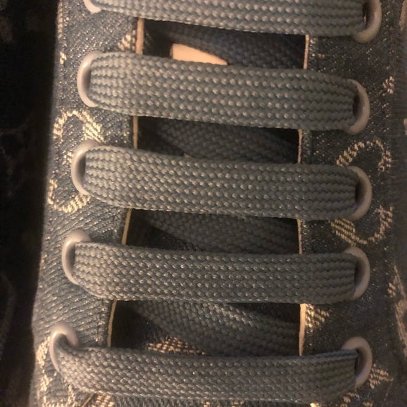 Louis Vuitton Denim Sneakers size 41 EU or Size 8 - Picture 6 of 11